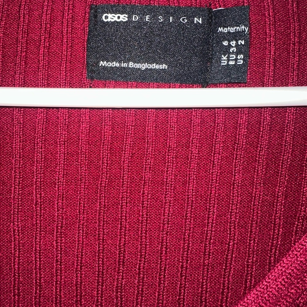 ASOS Maternity Ribbed Knit Sweater Dress - Picture 4 of 4